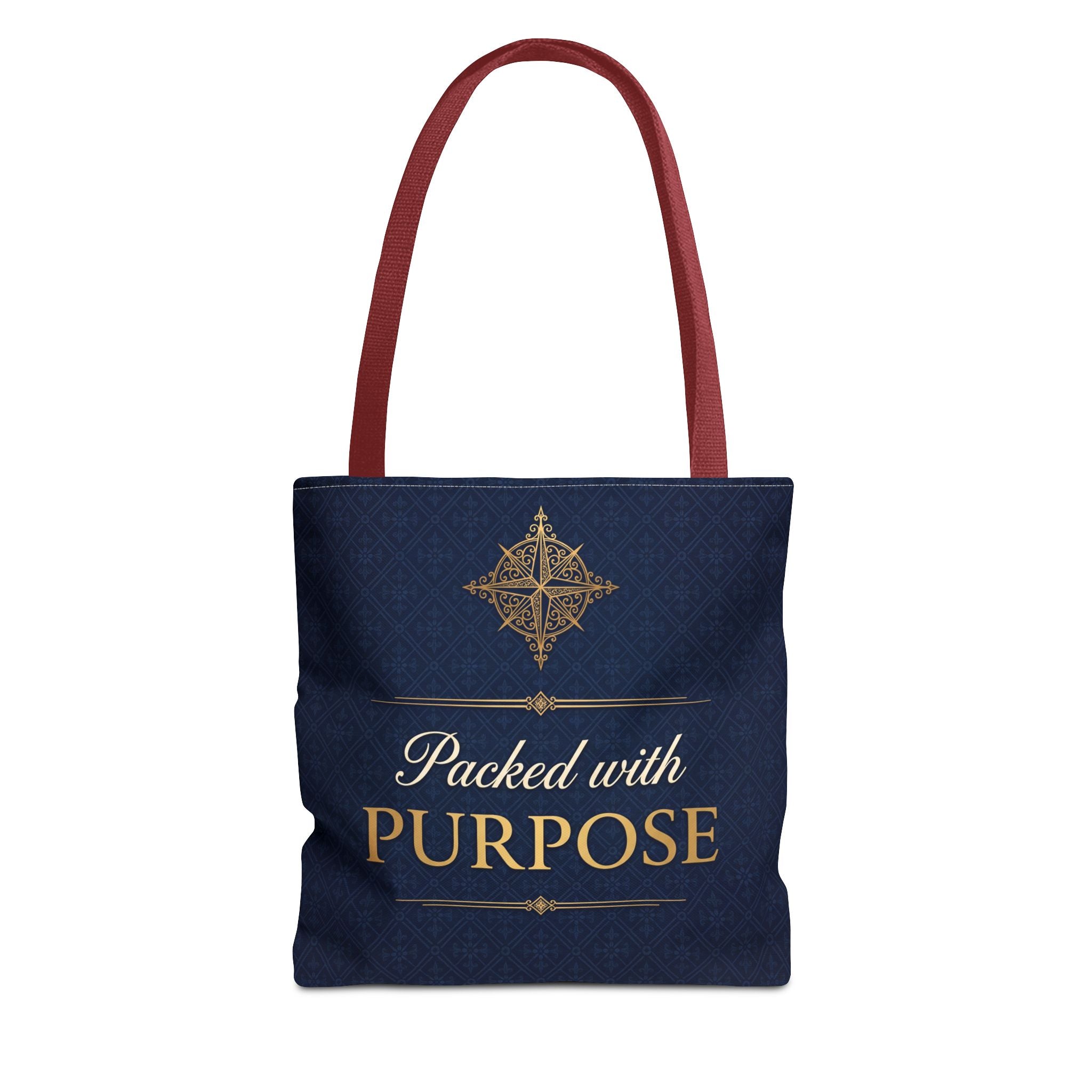 Packed with Purpose Tote | Inspirational Nurse Gift Tote Bag | Healthcare Worker Appreciation Gift | Premium Polyester Carry-All