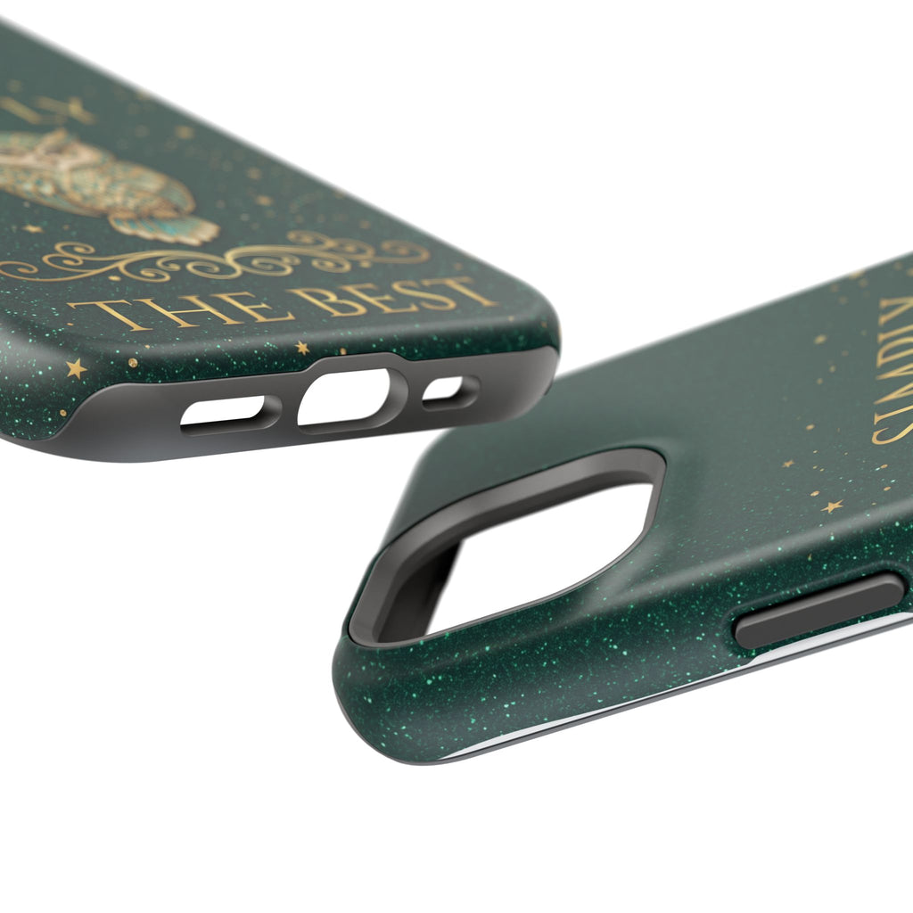 Simply The Best Wise Owl Phone Case — Wireless Charging Cover