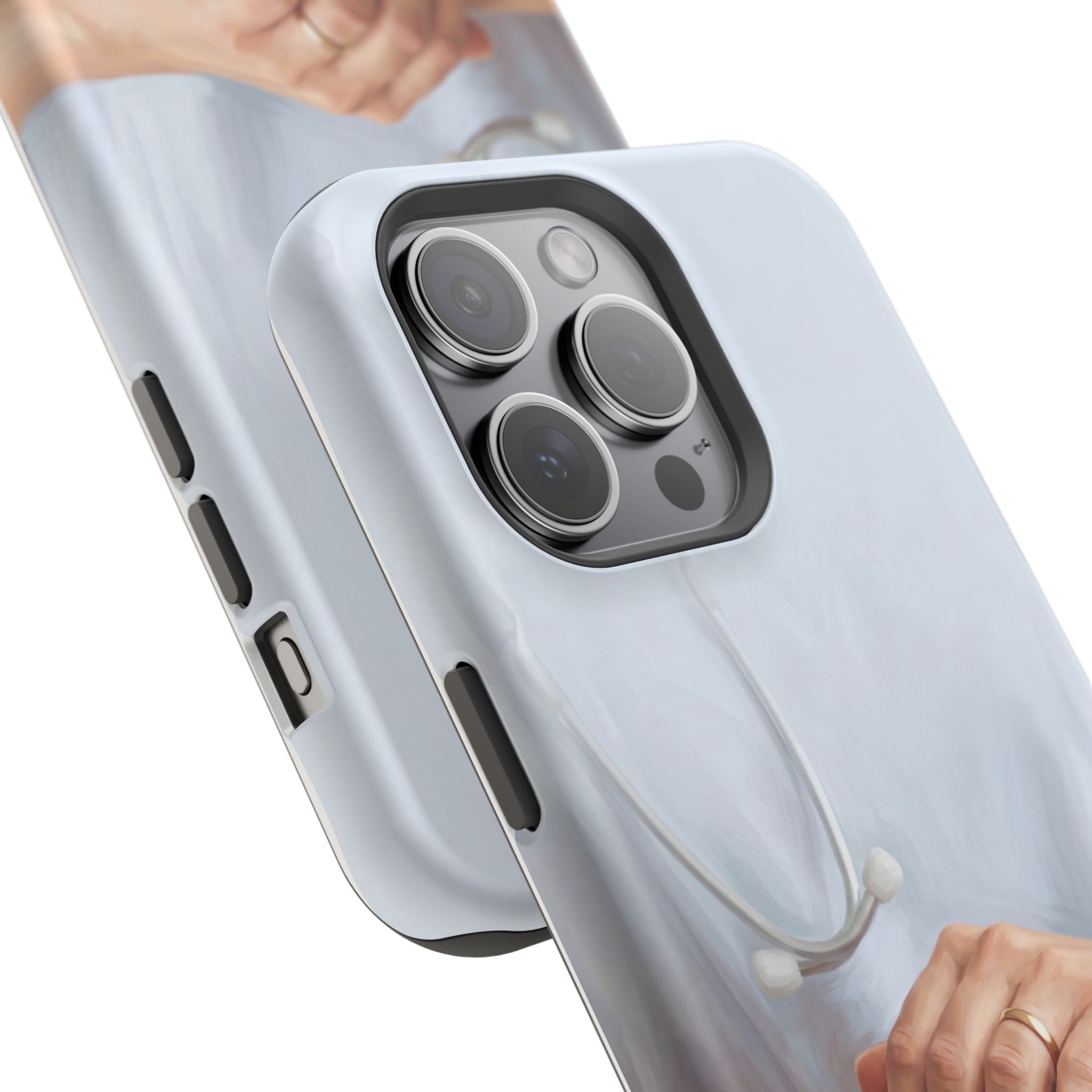 Impact-Resistant Phone Case — Caring Hands Wireless Charging Cover