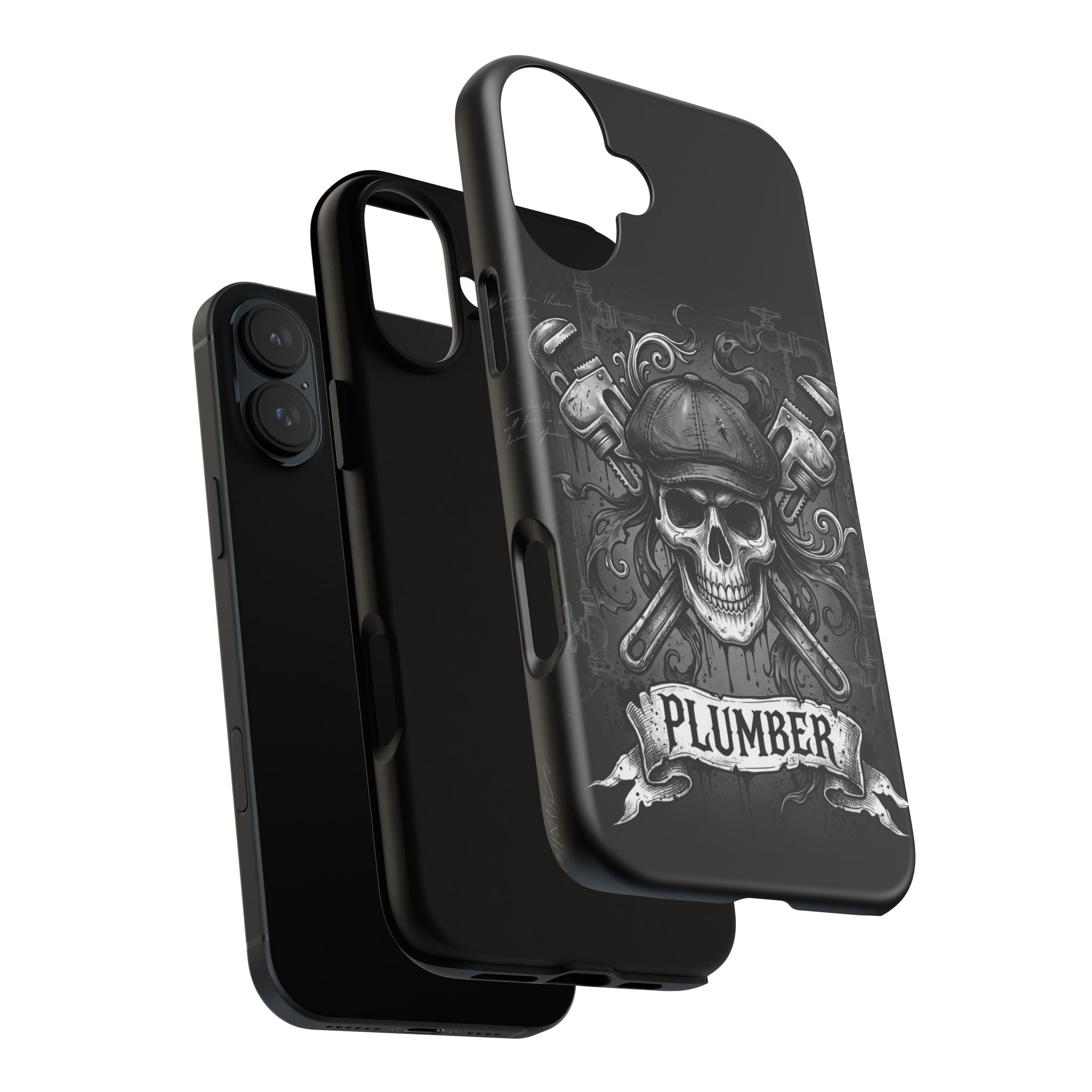 Gothic Skull Plumber Phone Case - Samsung & iPhone Series