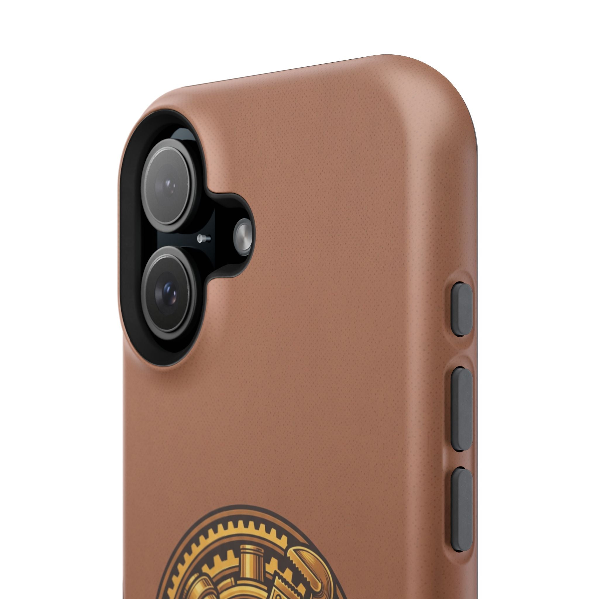 Plumber Born to Build Phone Case — Badge Wireless Charging Cover