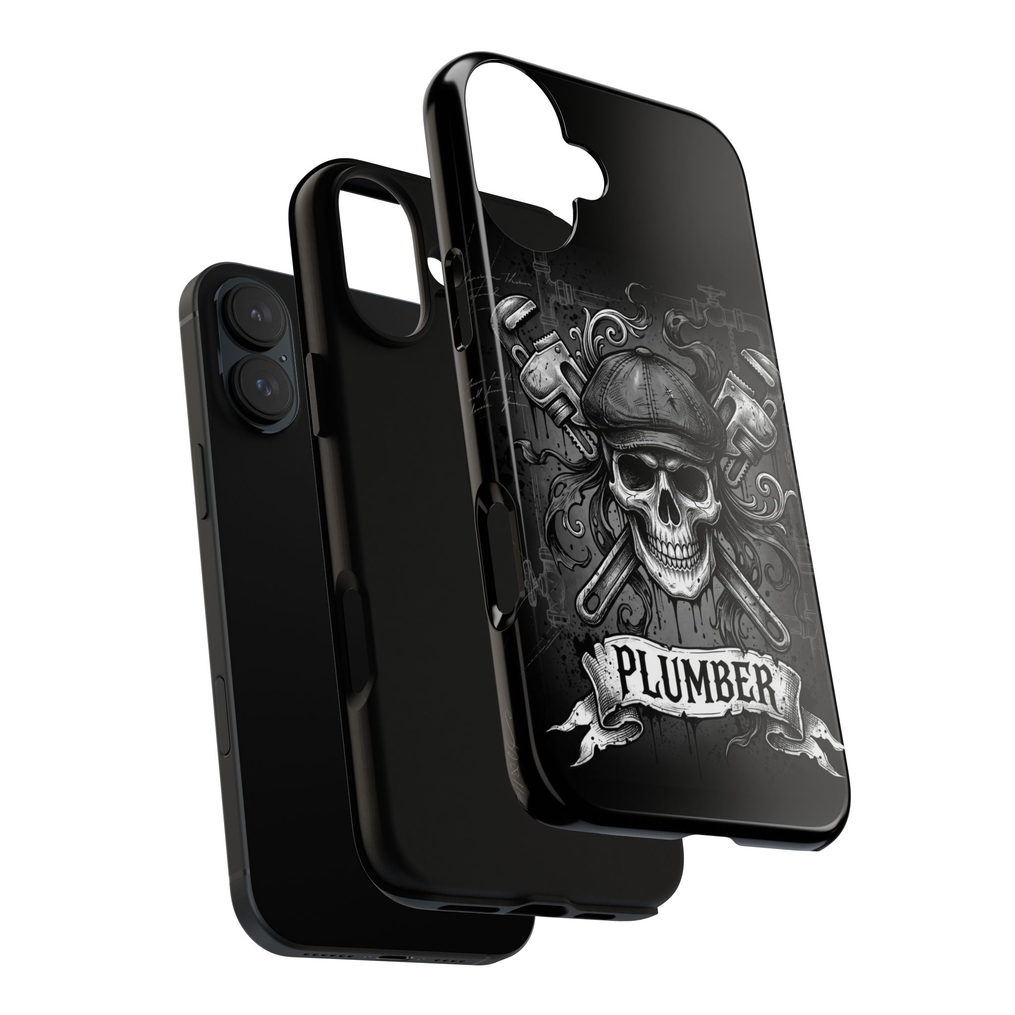 Gothic Skull Plumber Phone Case - Samsung & iPhone Series