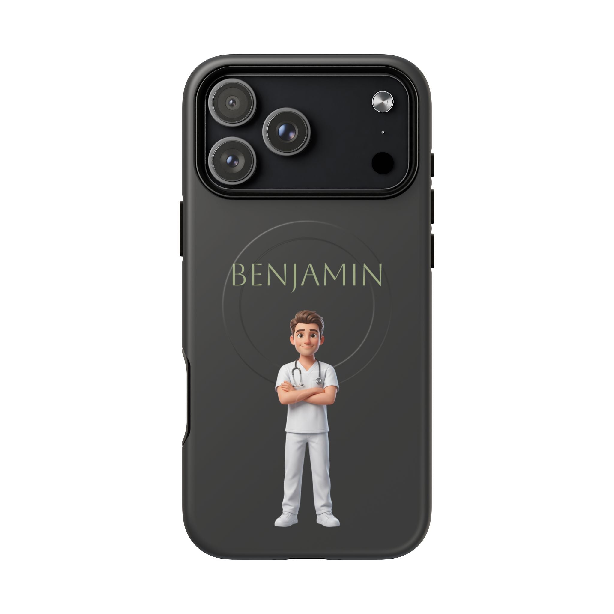 Personalized Nurse Phone Case | MagSafe Compatible, Custom Name iPhone Case