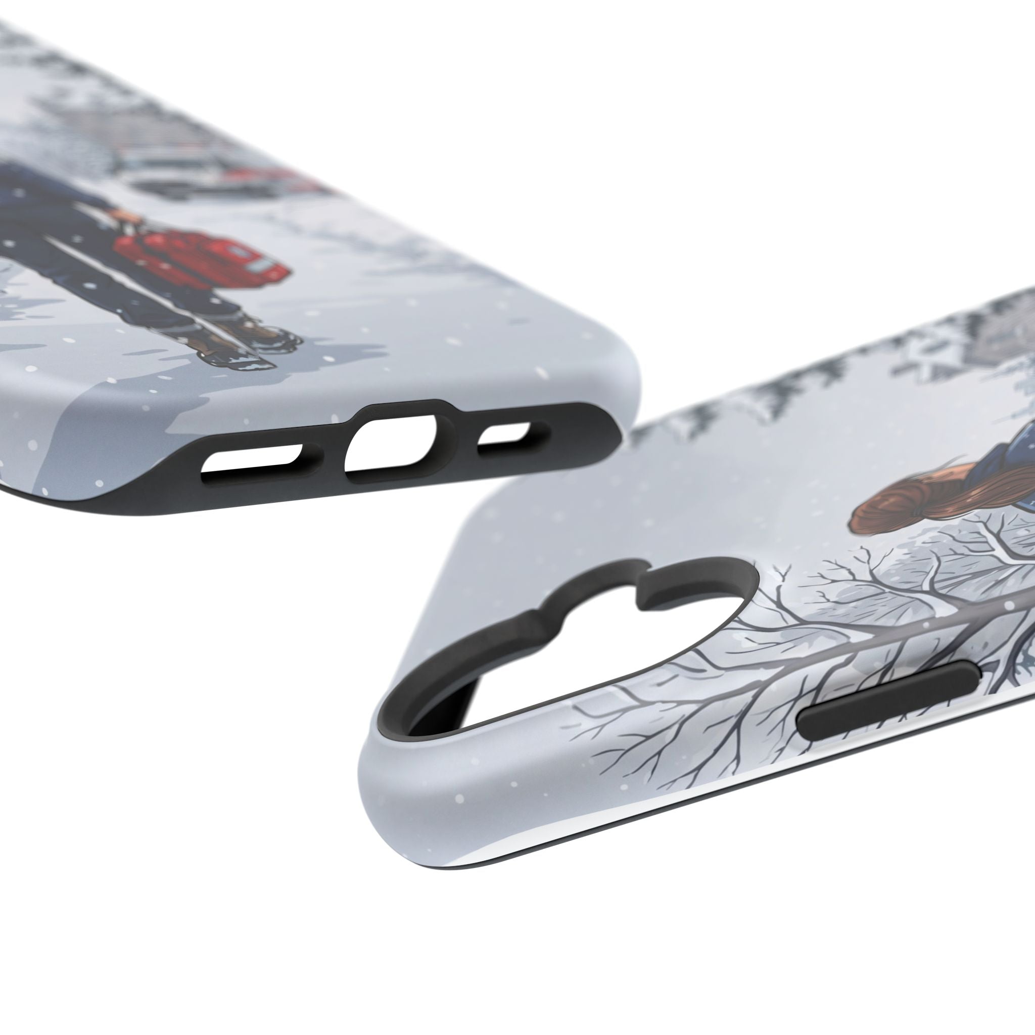 Paramedic/EMT Winter Phone Case — Magnetic Wireless Charging Cover