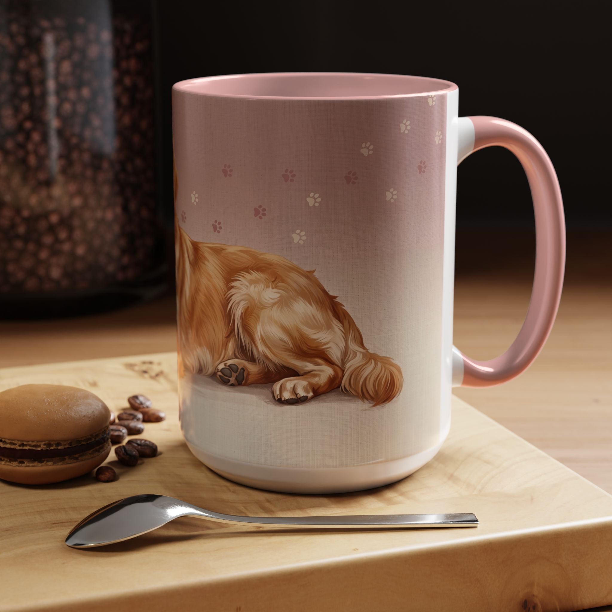 Golden Retriever Lying Down Mug | Golden Retriever Lover Gift | Cute Dog Coffee Mug
