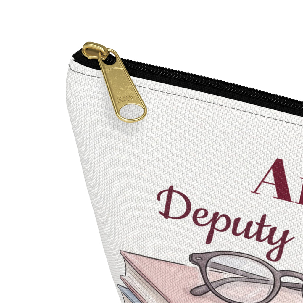 Personalized Teacher Gift Pouch – Custom Name Cosmetic Bag for Headteachers & Teachers