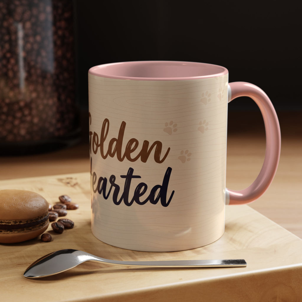 Golden Hearted Mug | Golden Retriever Lover Gift | Cute Dog Coffee Mug