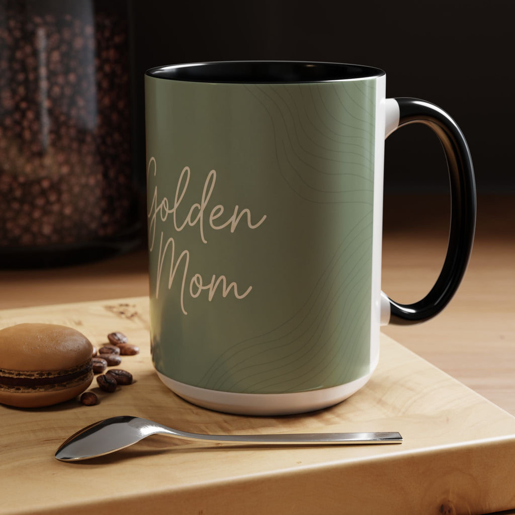 Golden Mom Mug | Golden Retriever Lover Gift | Cute Dog Mom Coffee Mug