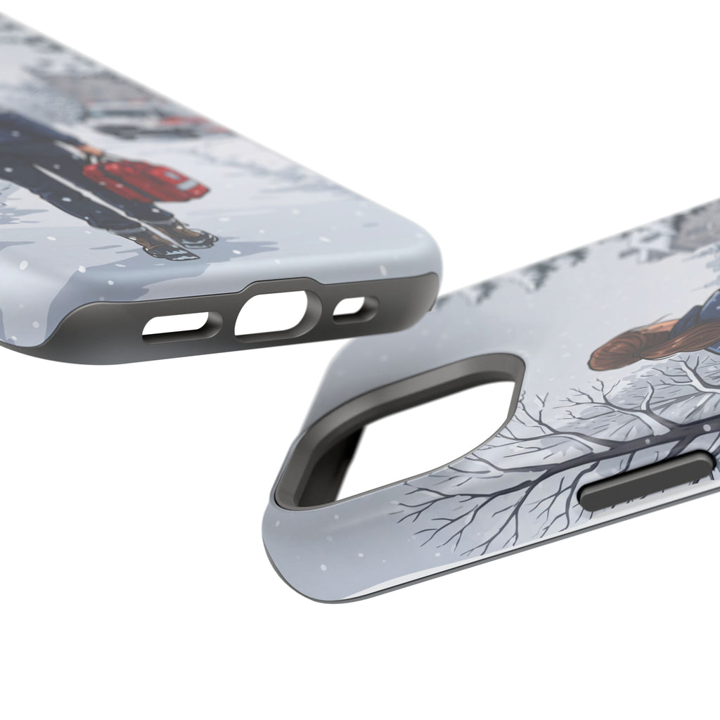 Paramedic/EMT Winter Phone Case — Magnetic Wireless Charging Cover