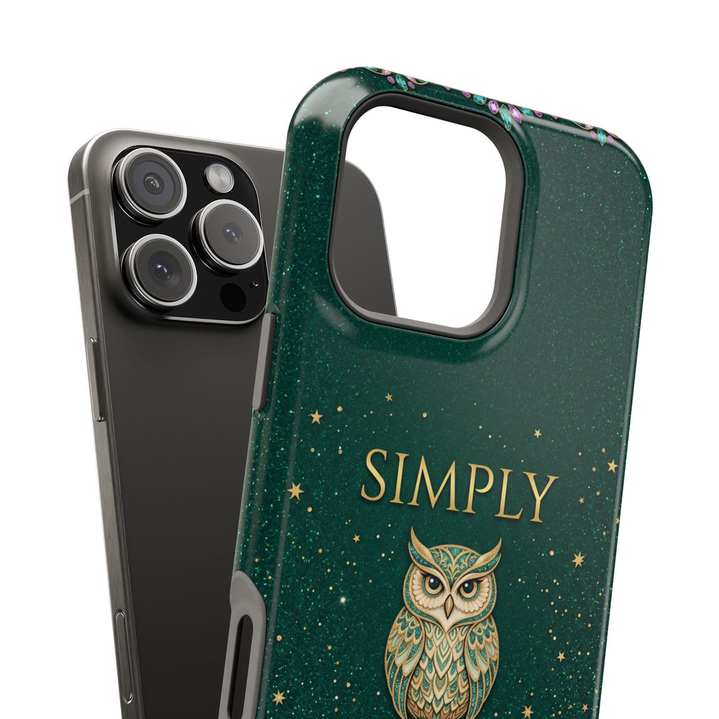 Simply The Best Wise Owl Phone Case — Wireless Charging Cover