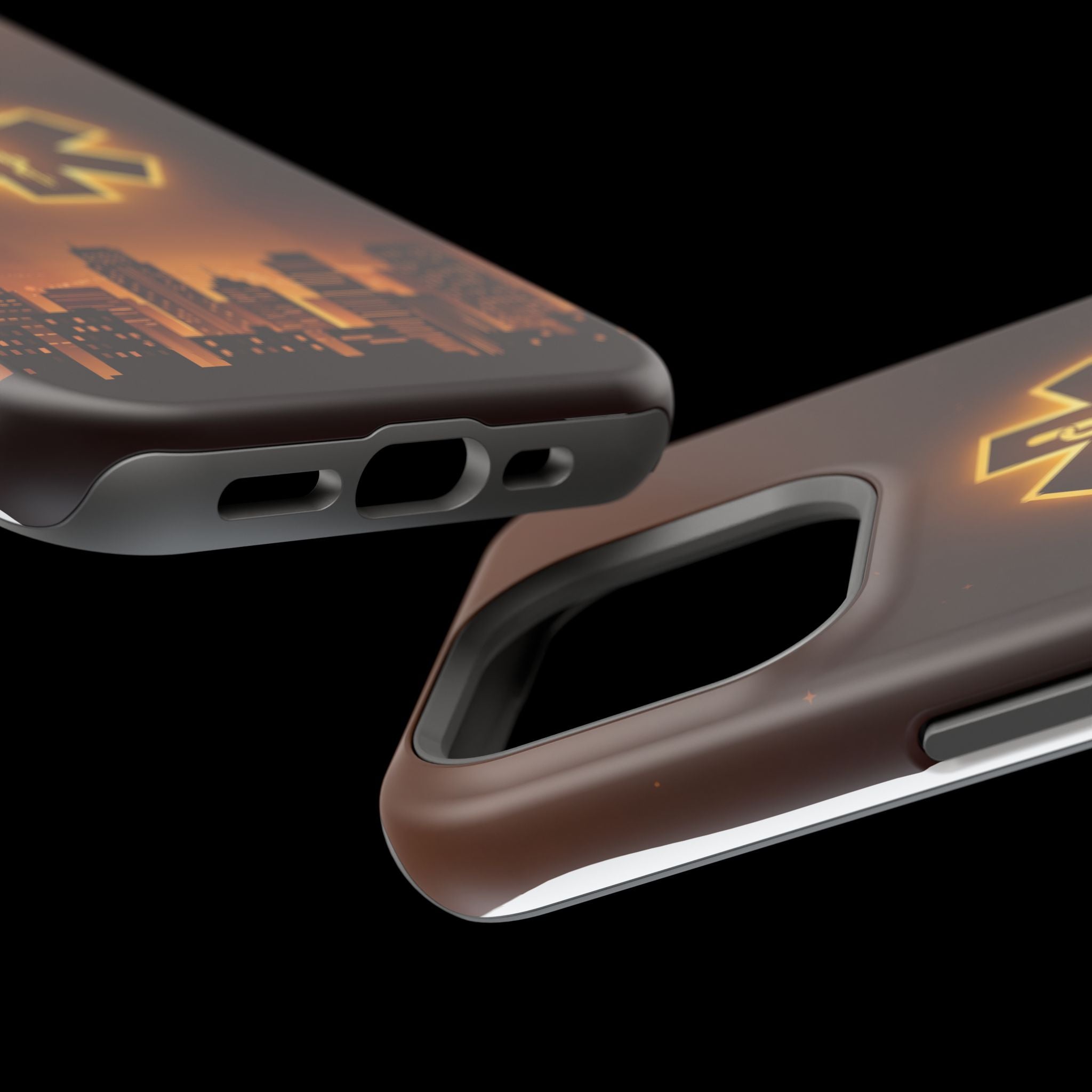 Paramedic/EMT Skyline Phone Case — Magnetic Wireless Charging Cover
