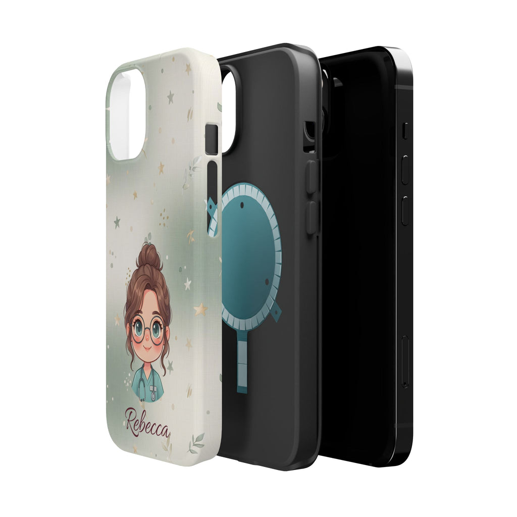 Personalized Starry Nurse Phone Case — Wireless Charging Cover