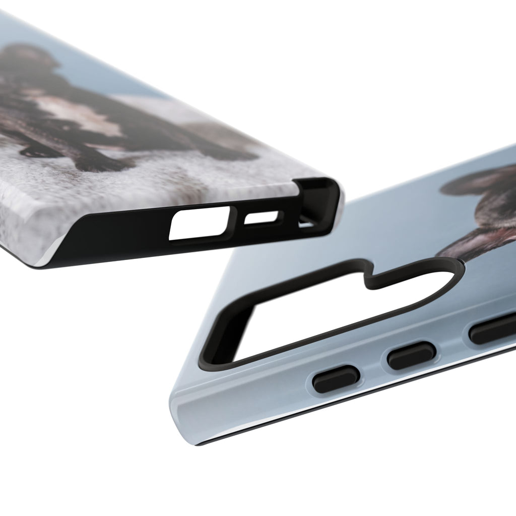 French Bulldog Puppy Phone Case | Adorable Brindle Frenchie Portrait | Samsung & iPhone