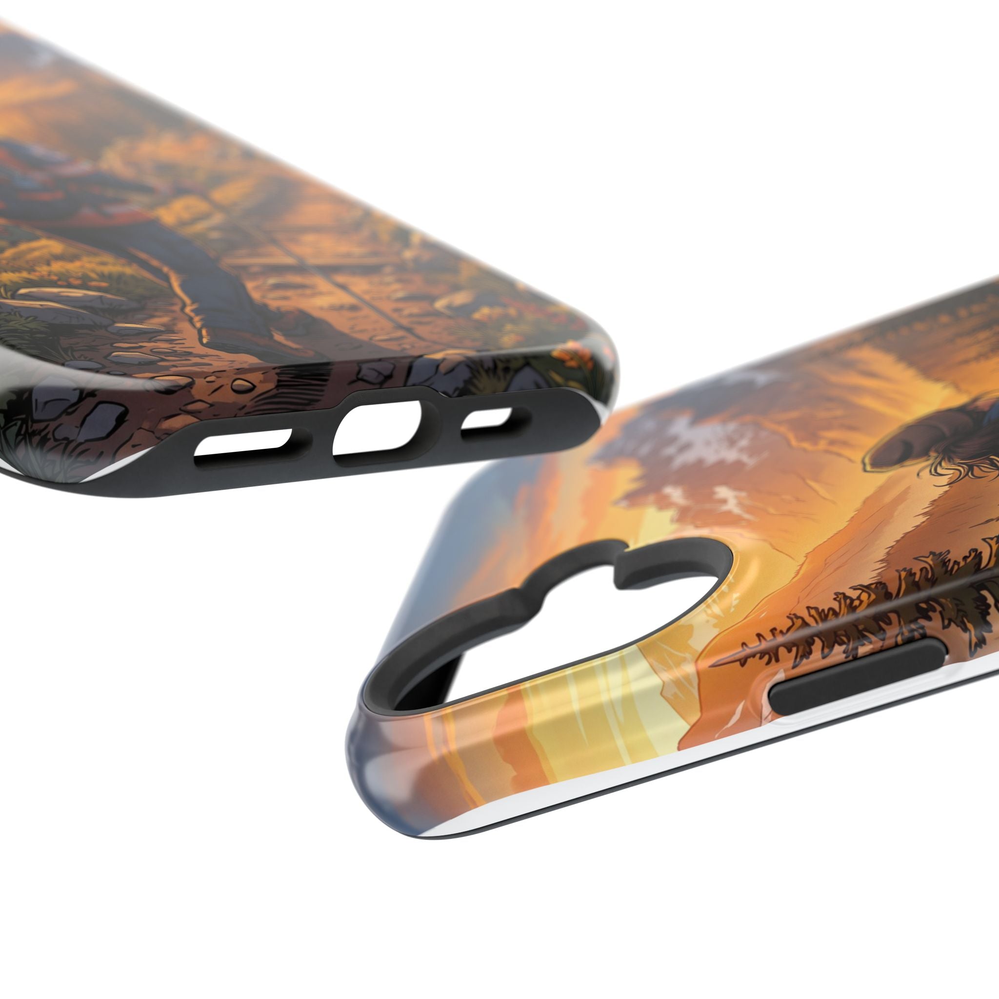 Paramedic/EMT Mountain Phone Case — Magnetic Wireless Charging Cover