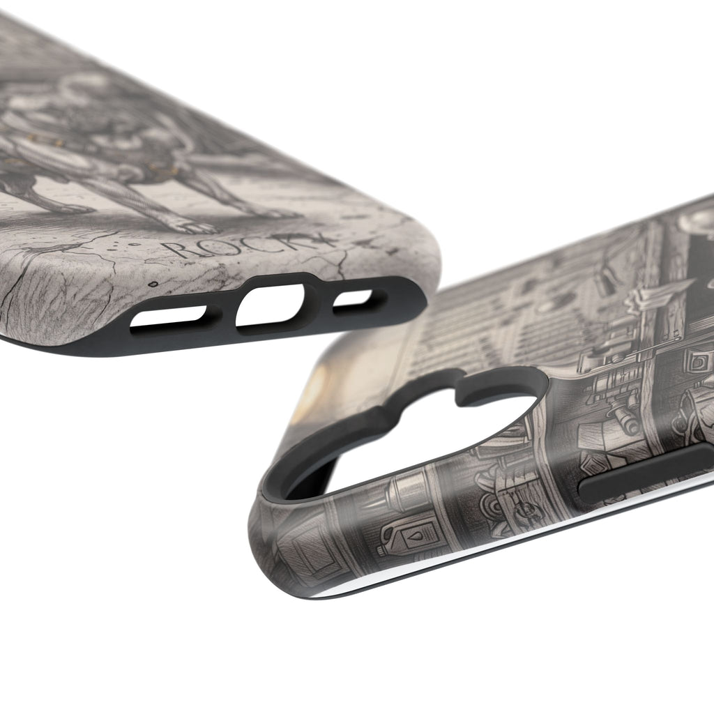 Personalized French Bulldog Vintage Street Phone Case — Wireless Charging Cover