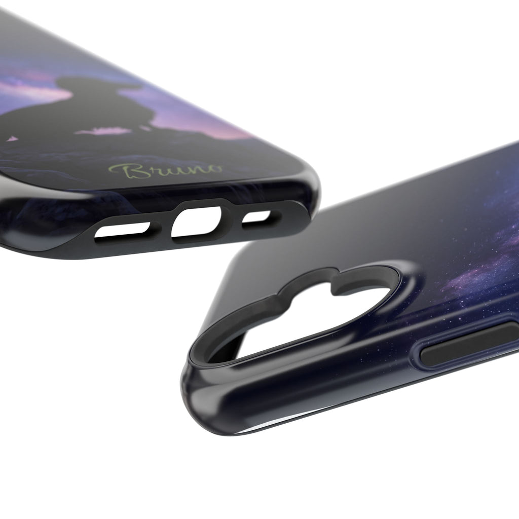 Personalized Dachshund Starry Night Phone Case — Wireless Charging Cover