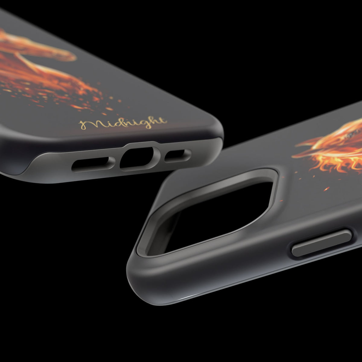 Personalized Fire & Ember Horse Phone Case — Tough Magnetic Case with Wireless Charging