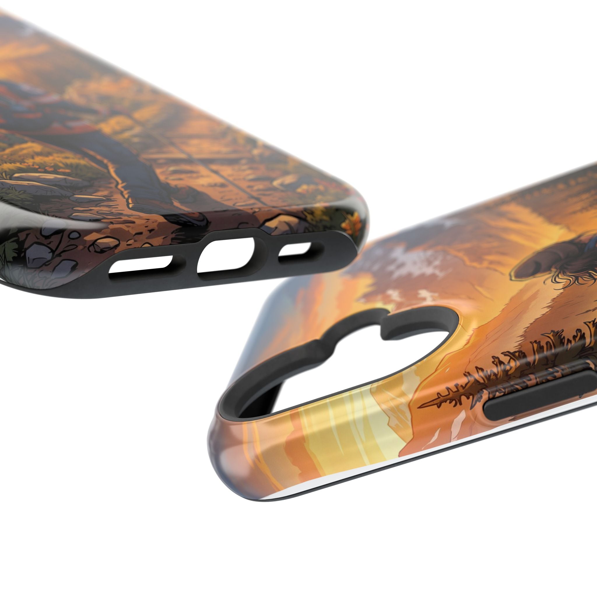 Paramedic/EMT Mountain Phone Case — Magnetic Wireless Charging Cover