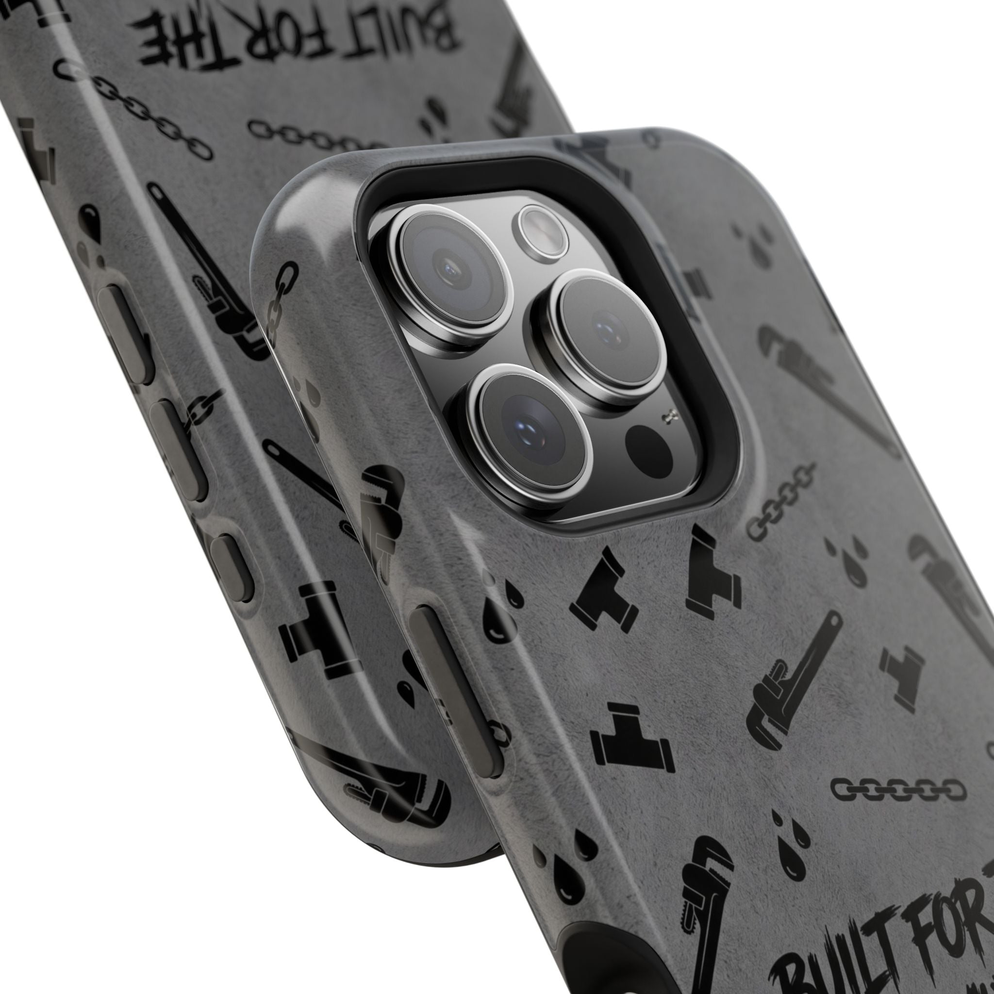 Built for the Grind Phone Case — Plumber Tools Wireless Charging Cover