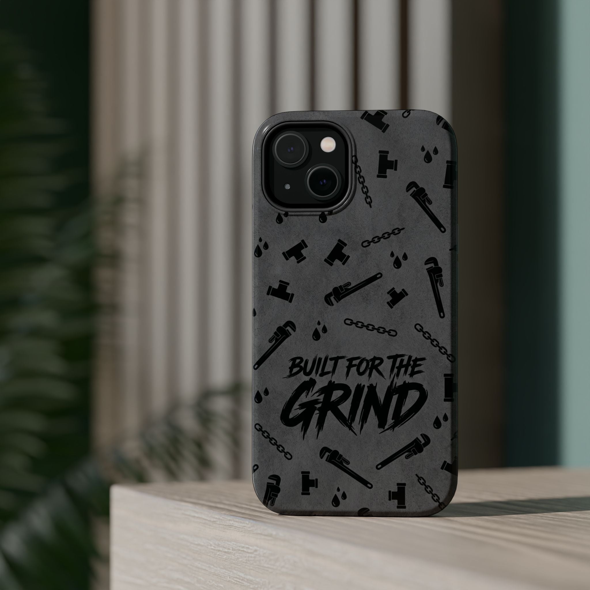 Built for the Grind Phone Case — Plumber Tools Wireless Charging Cover