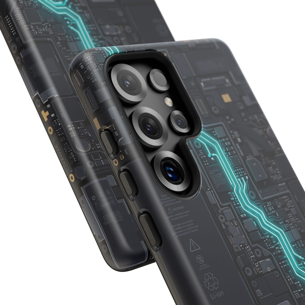Electrician Cyan Circuit Phone Case - Samsung & iPhone Series