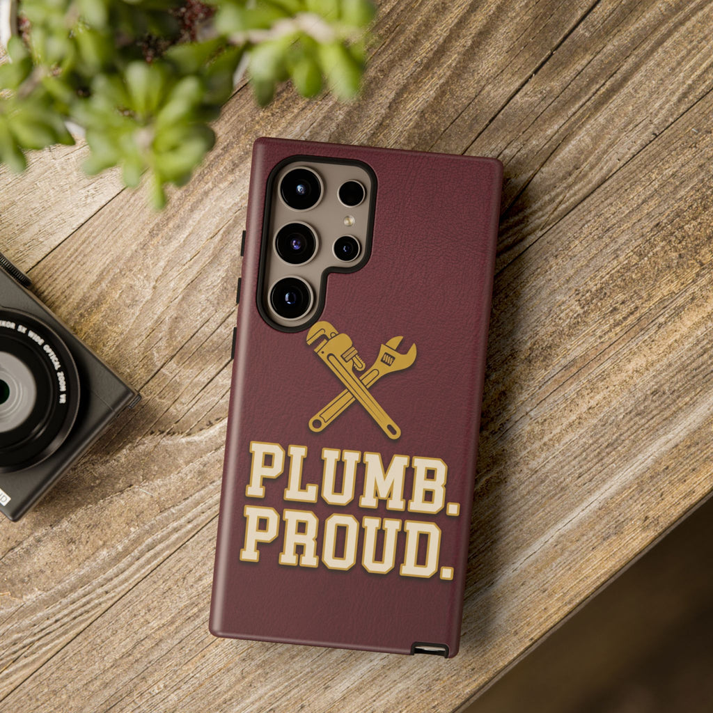 Plumb. Proud. Varsity Print Phone Case - Samsung & iPhone Series