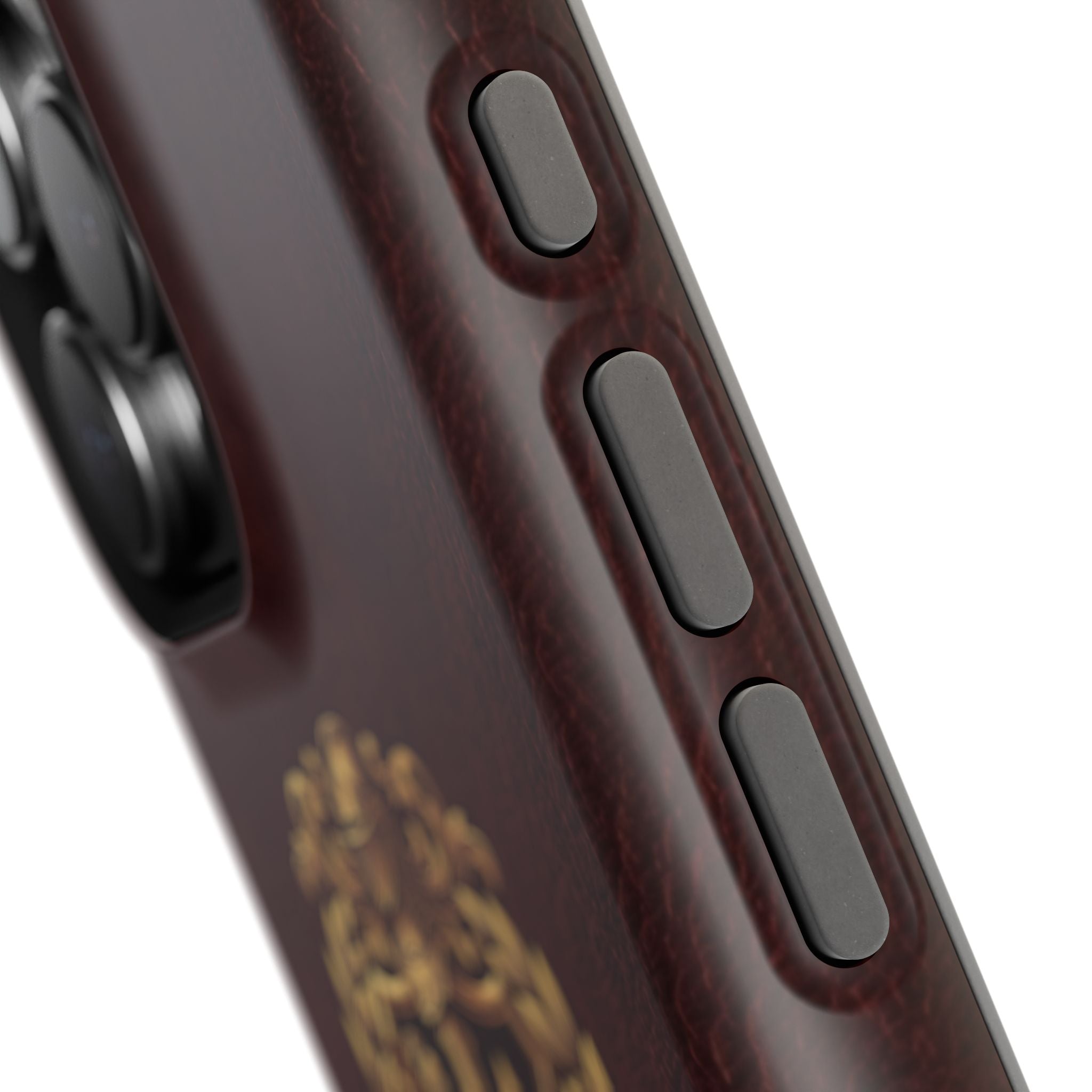 Plumber Crest Phone Case — Heraldic Shield Design Wireless Charging Cover