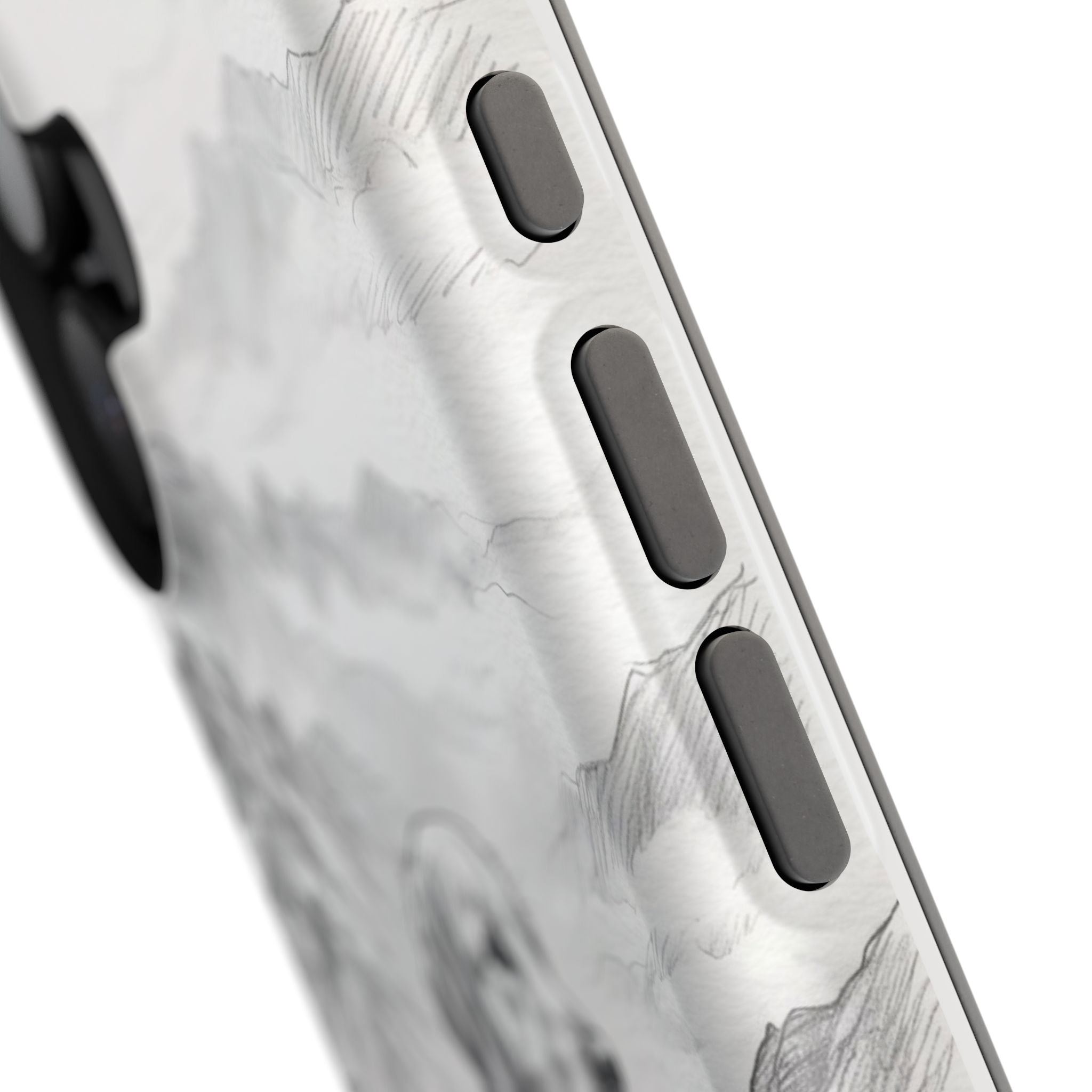 Personalized Golden Retriever Mountain Peak Phone Case — Wireless Charging Cover