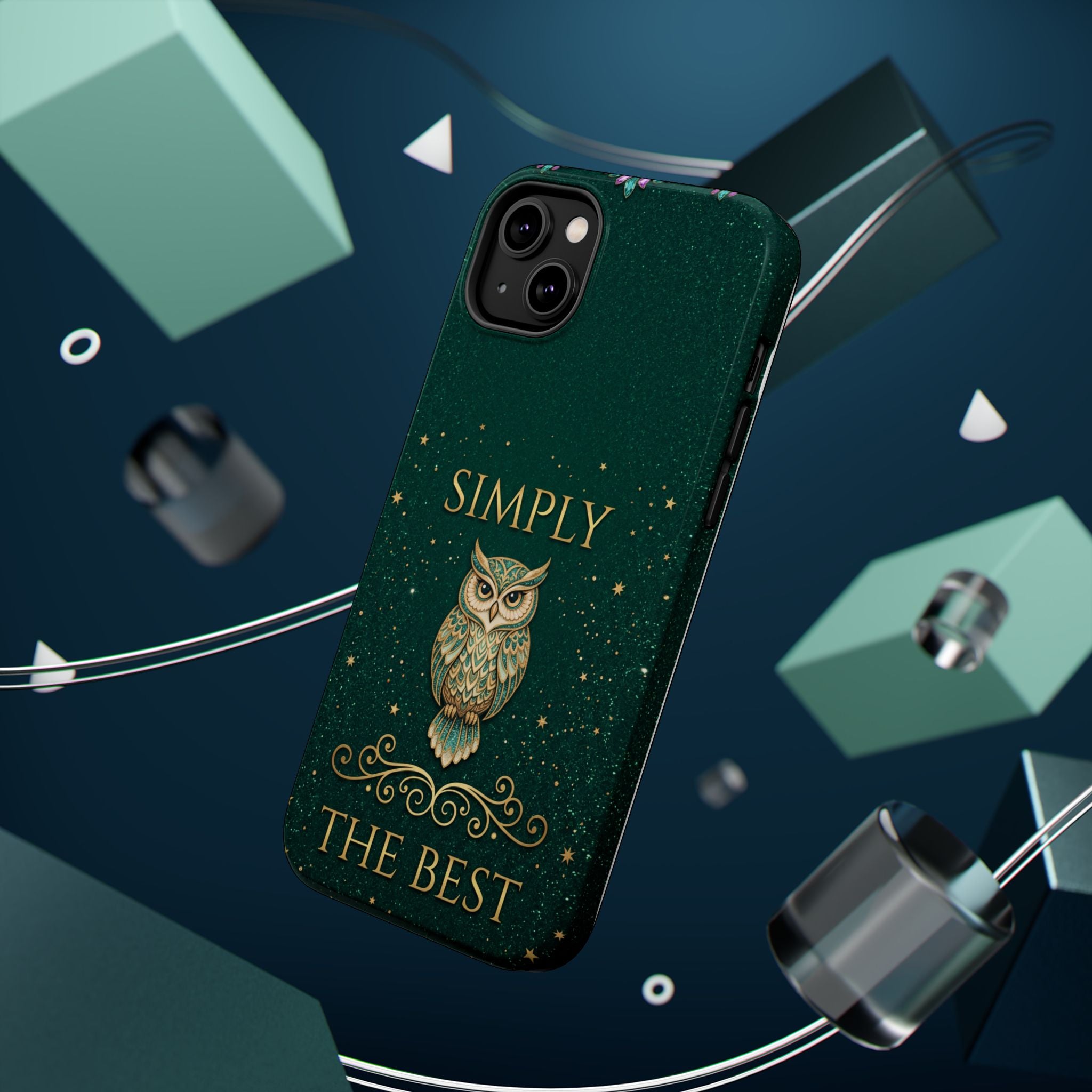 Simply The Best Wise Owl Phone Case — Wireless Charging Cover