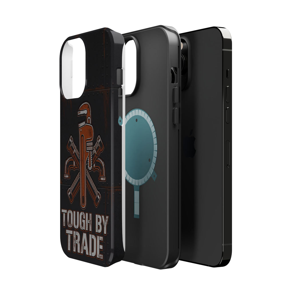 Tough By Trade Phone Case — Crossed Wrenches Wireless Charging Cover