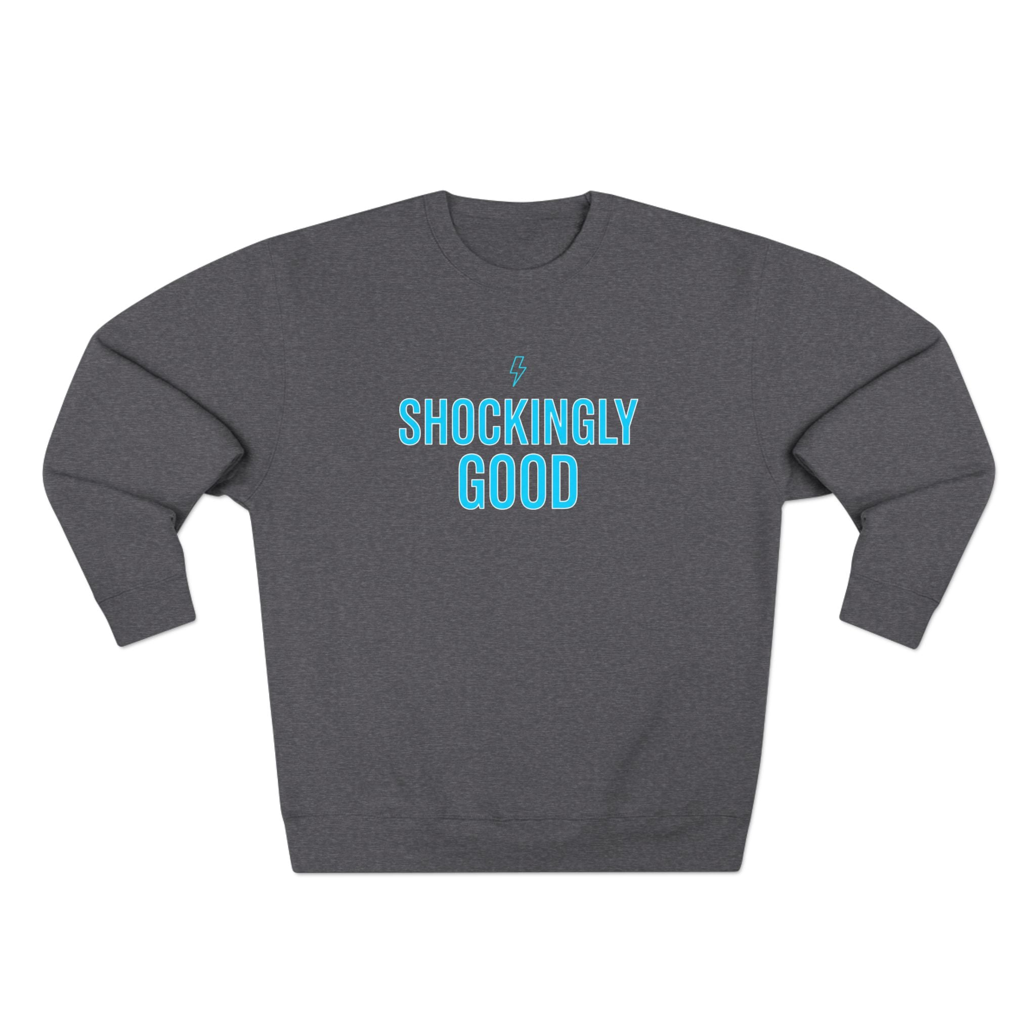 Shockingly Good Electrician Sweatshirt | Funny Electrician Gift Crewneck
