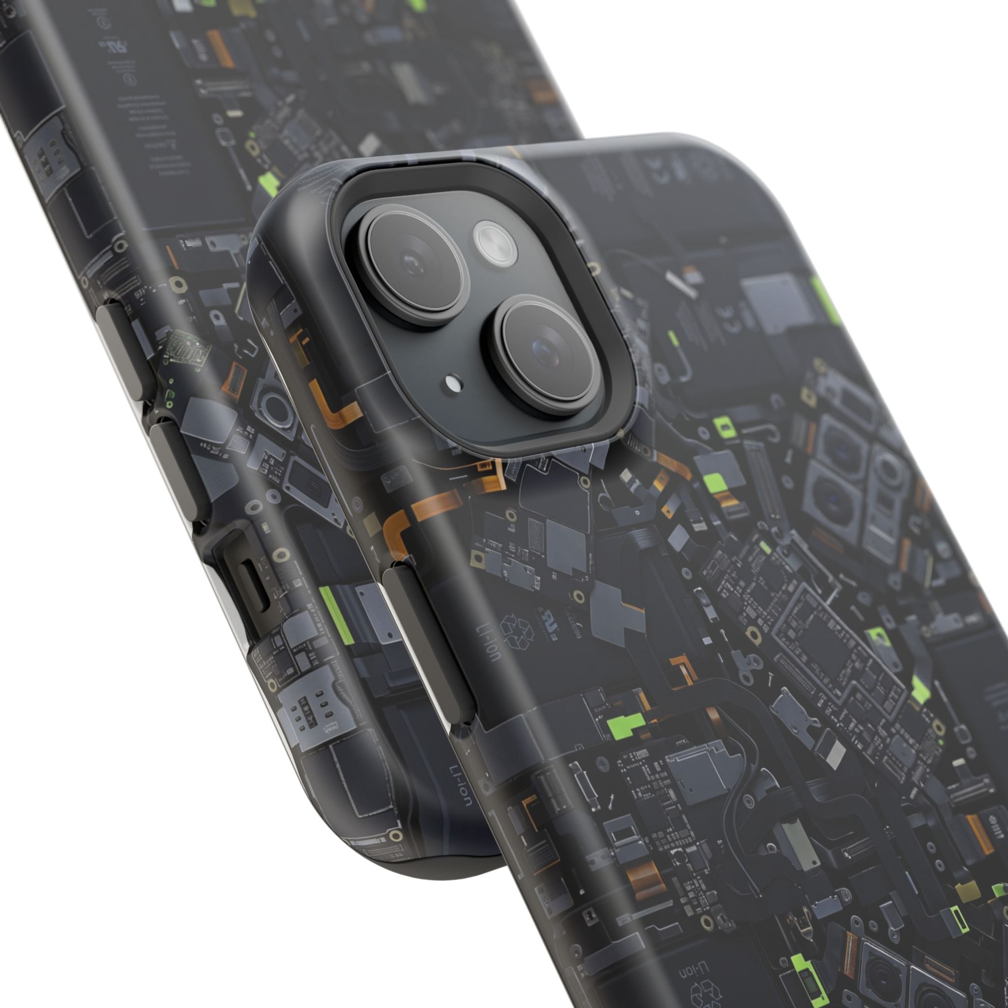 Circuit Core Phone Case — Motherboard Print Wireless Charging Cover