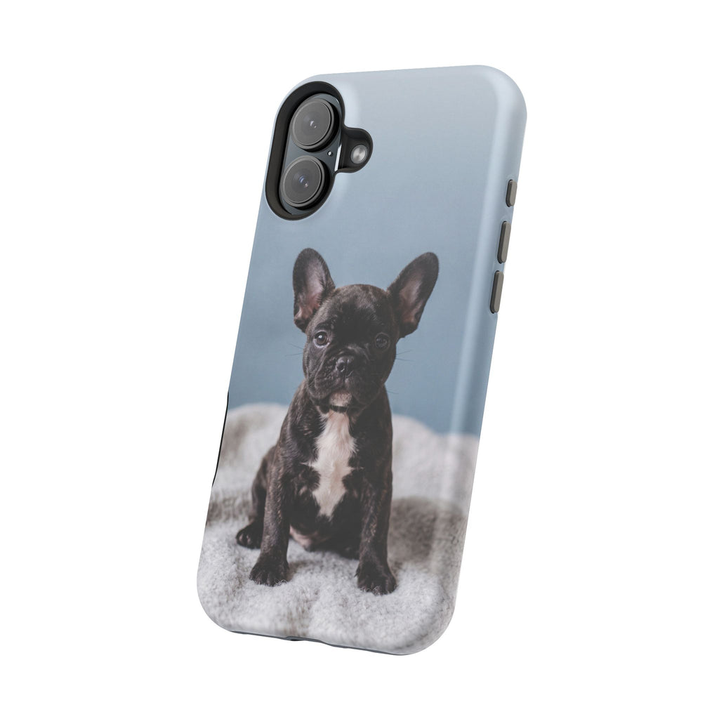 French Bulldog Puppy Phone Case — Impact-Resistant Wireless Charging Cover