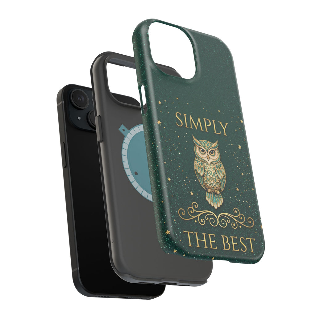 Simply The Best Wise Owl Phone Case — Wireless Charging Cover