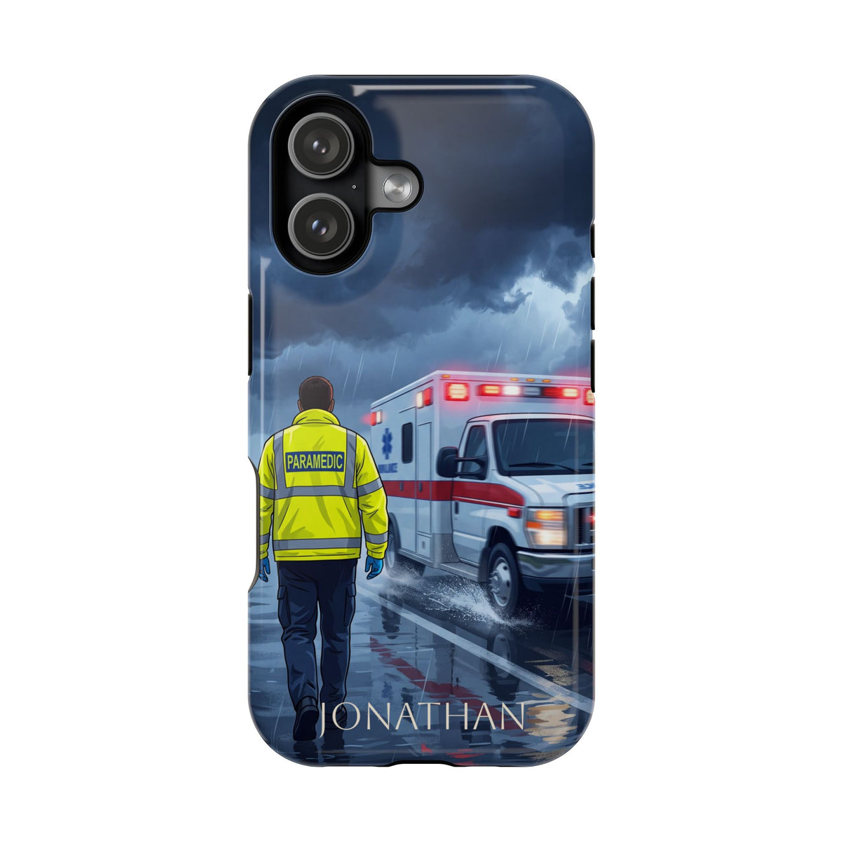 Personalized EMS Storm Phone Case — Wireless Charging Cover