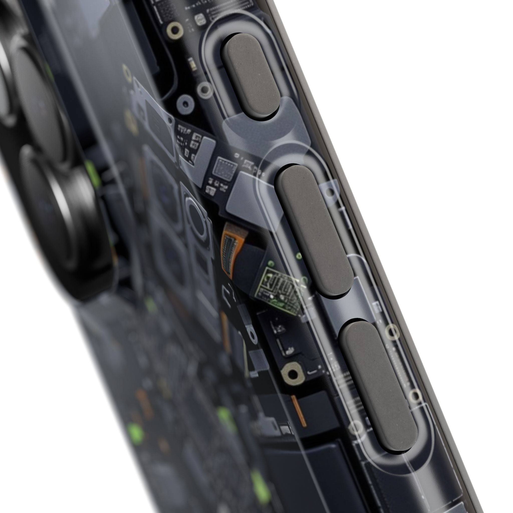 Circuit Core Phone Case — Motherboard Print Wireless Charging Cover