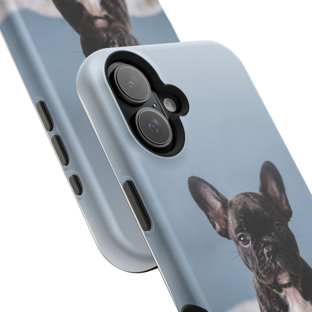 French Bulldog Puppy Phone Case — Impact-Resistant Wireless Charging Cover