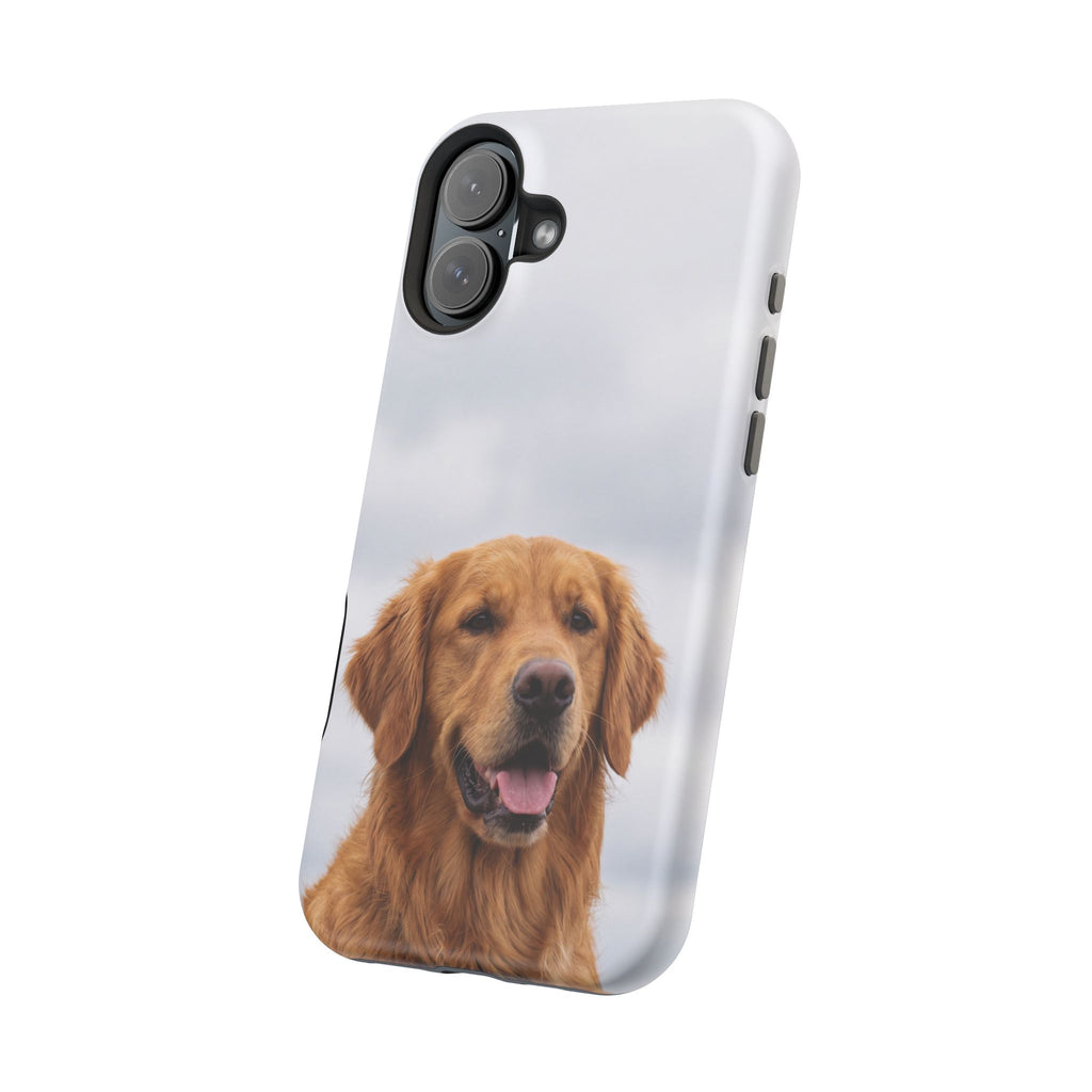Golden Retriever Phone Case — Impact-Resistant Wireless Charging Cover