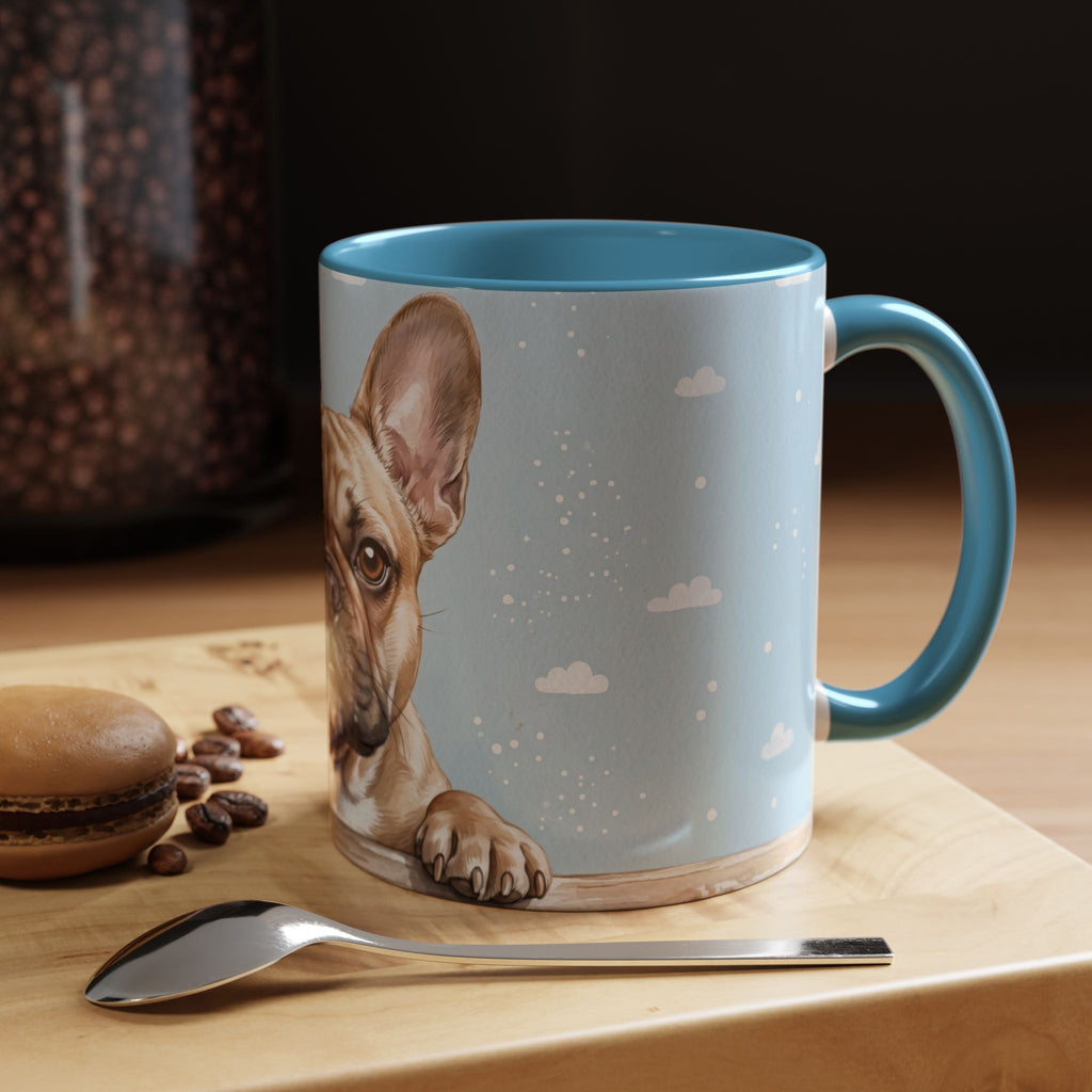 Cute Frenchie Mug | French Bulldog Lover Gift | Dog Coffee Mug