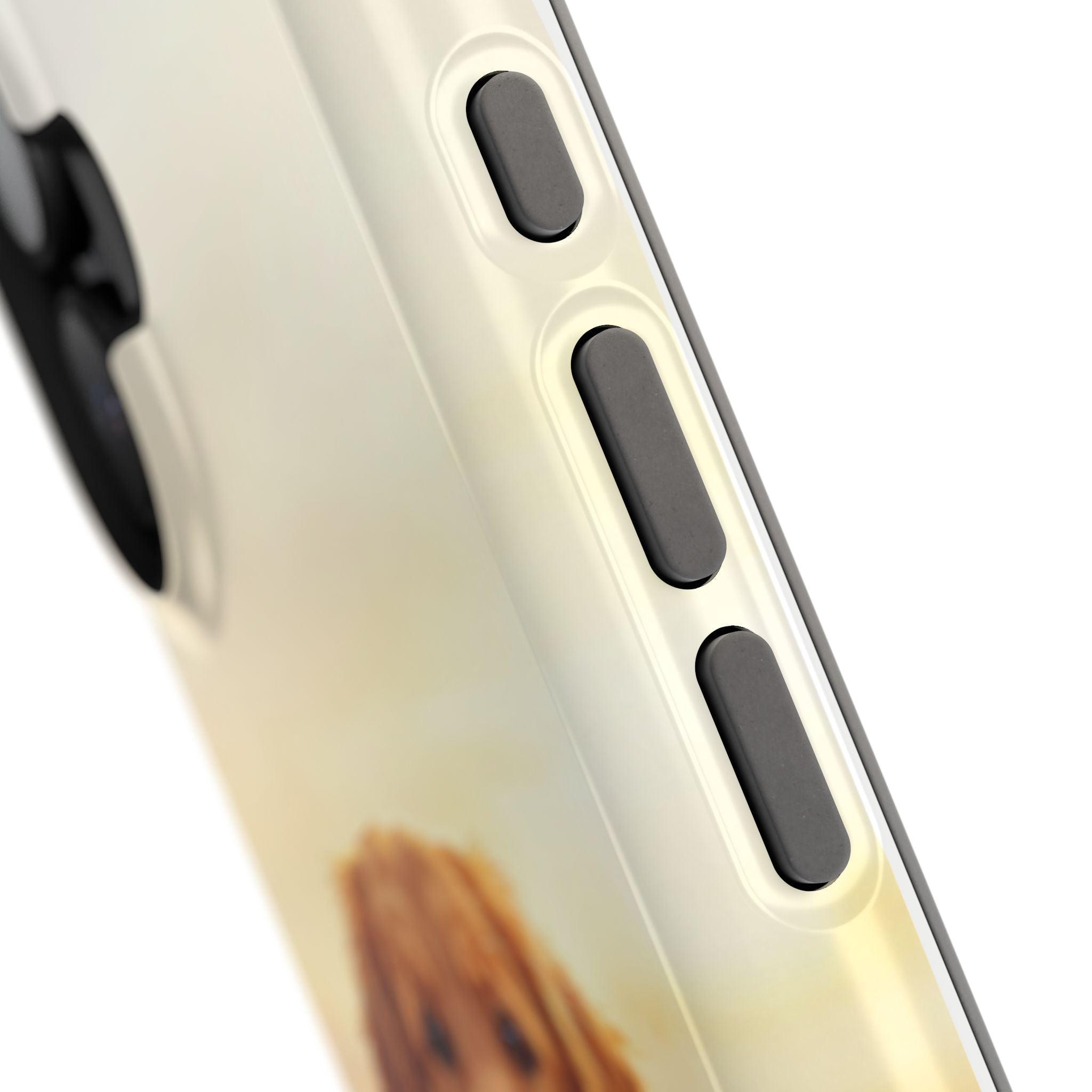 Beach Golden Retriever Phone Case — Impact-Resistant Wireless Charging Cover