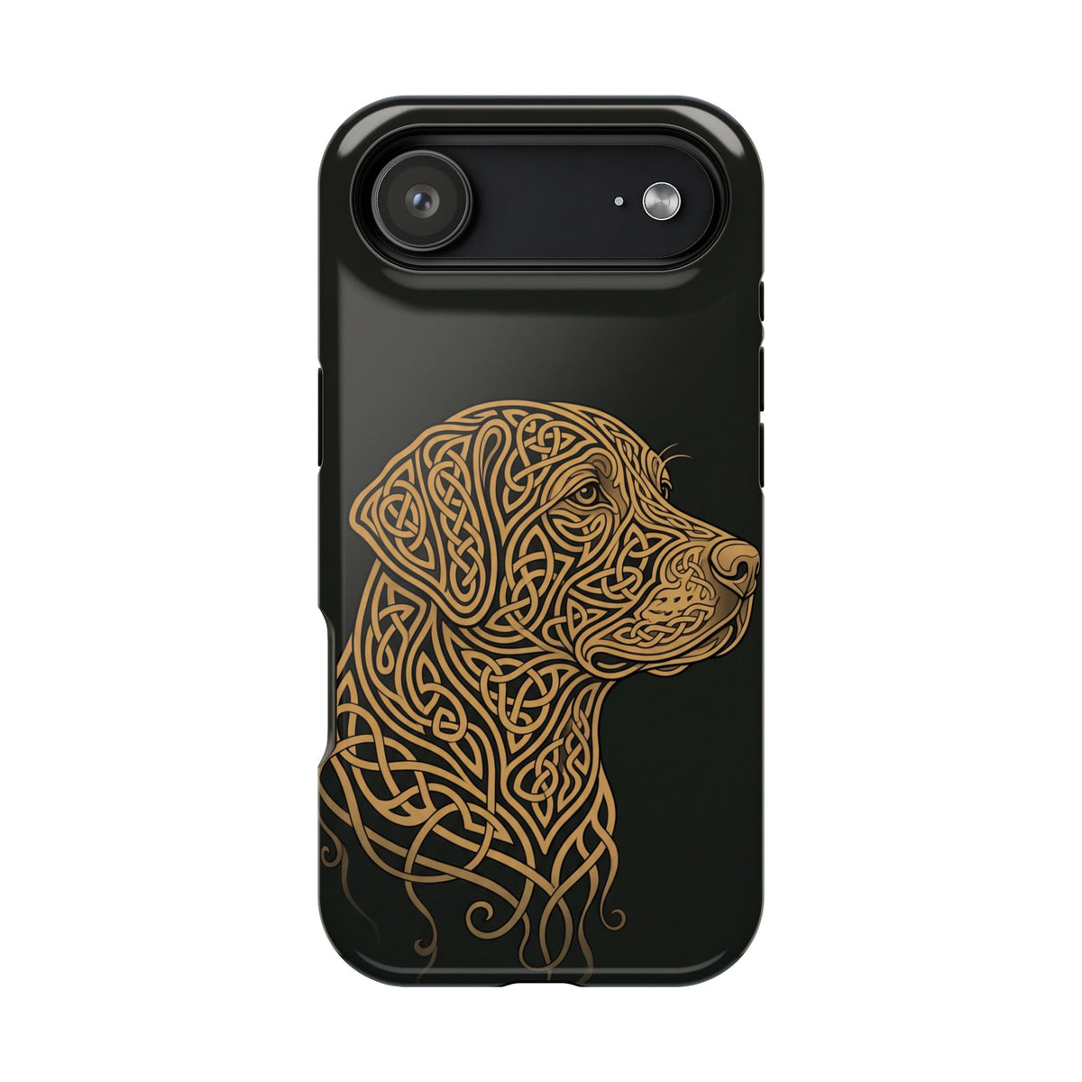 Celtic Knotwork Labrador Phone Case — Tough Magnetic Case with Wireless Charging