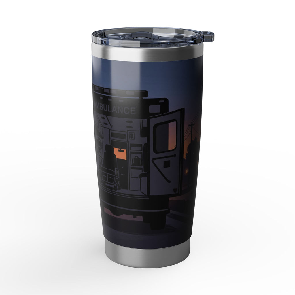 Paramedic/EMT 20oz Tumbler – Female Paramedic Silhouette Design
