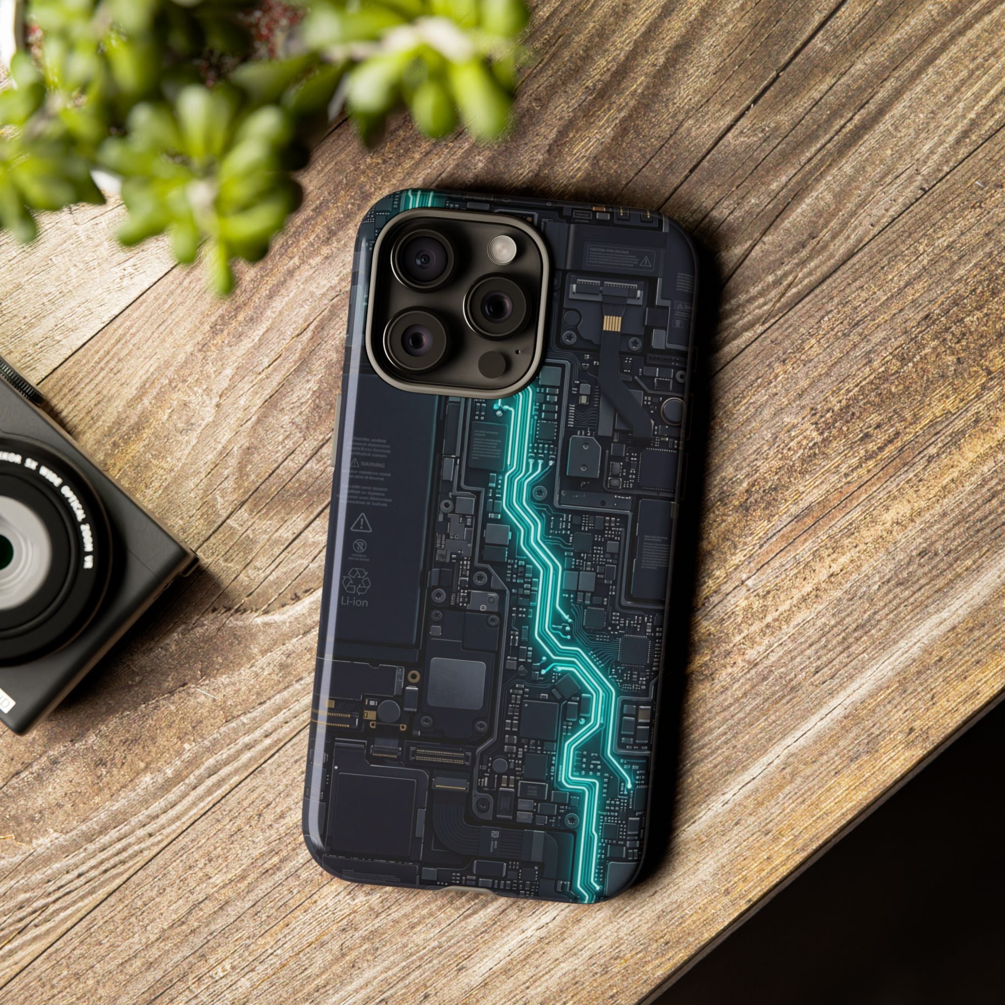 Electrician Cyan Circuit Phone Case - Samsung & iPhone Series