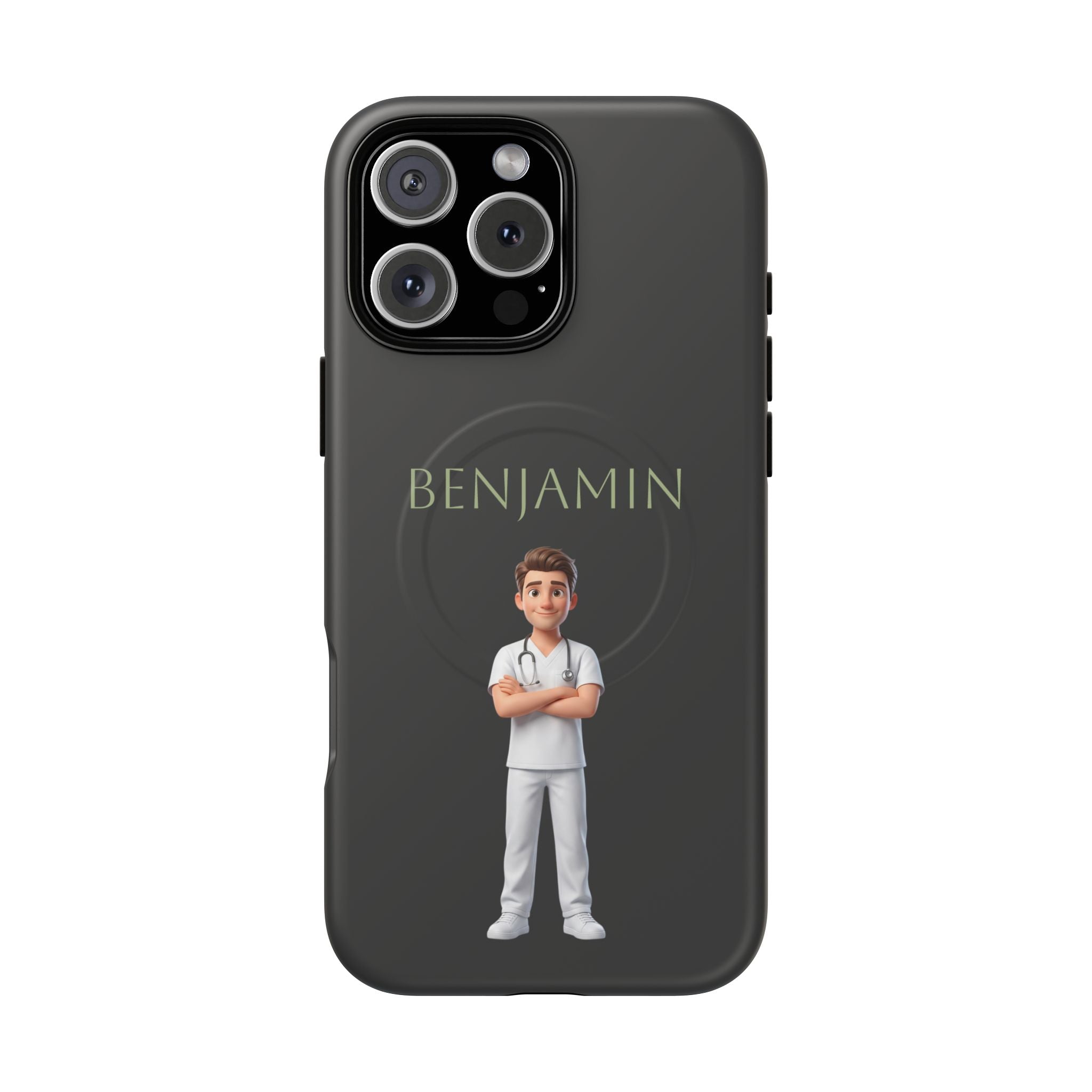 Personalized Nurse Phone Case | MagSafe Compatible, Custom Name iPhone Case