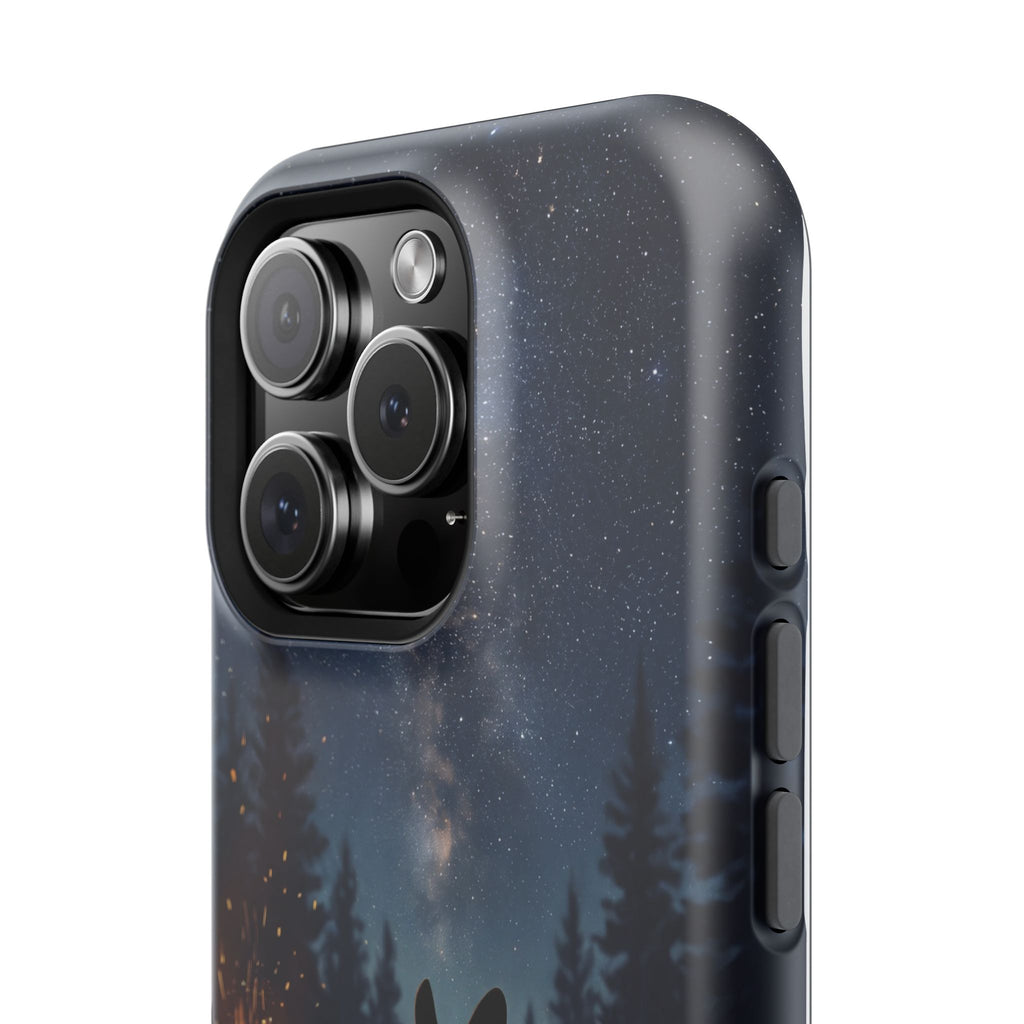 Personalized French Bulldog Campfire Phone Case — Wireless Charging Cover