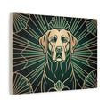Labrador Canvas | Art Deco Fan Line Art Wall Art