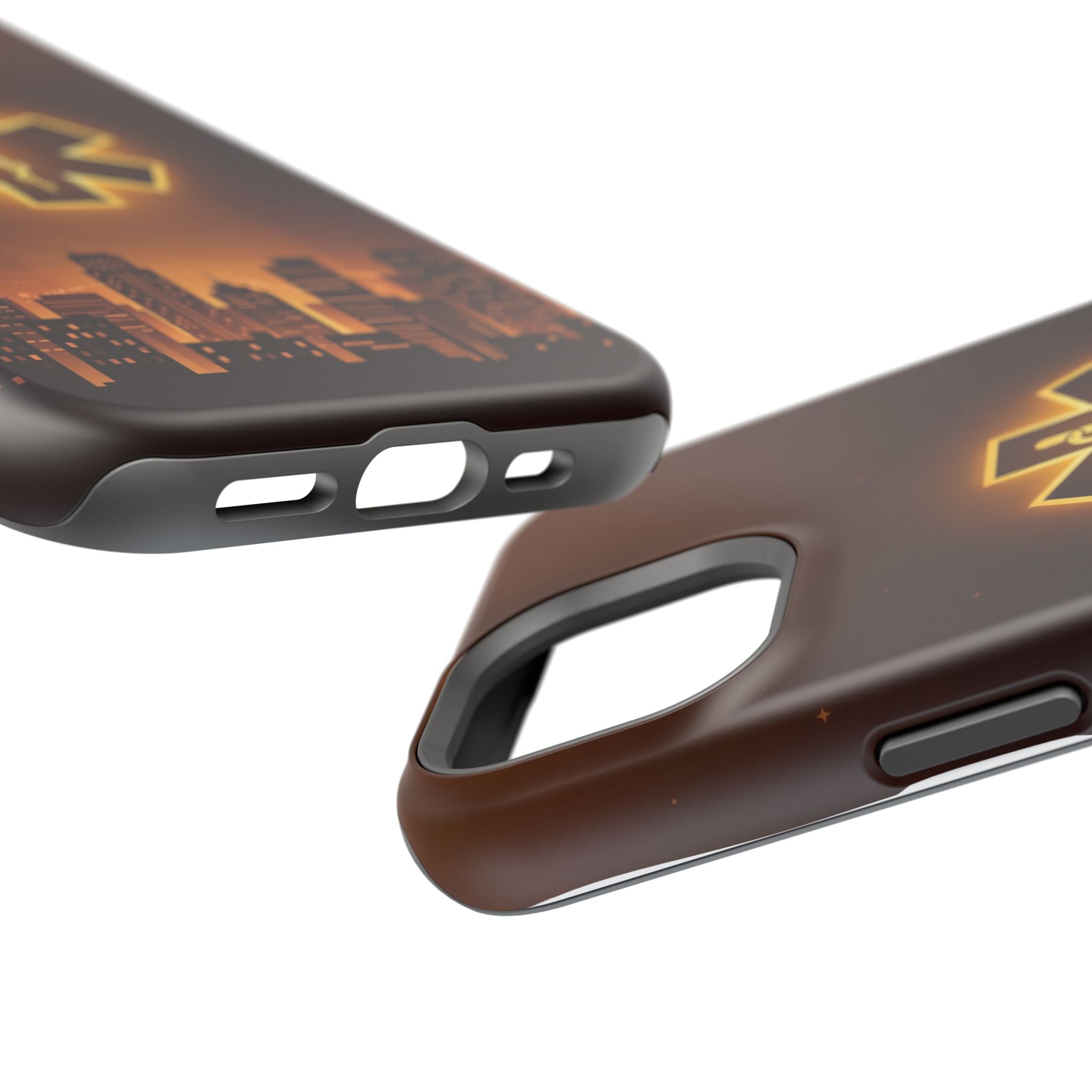 Paramedic/EMT Skyline Phone Case — Magnetic Wireless Charging Cover