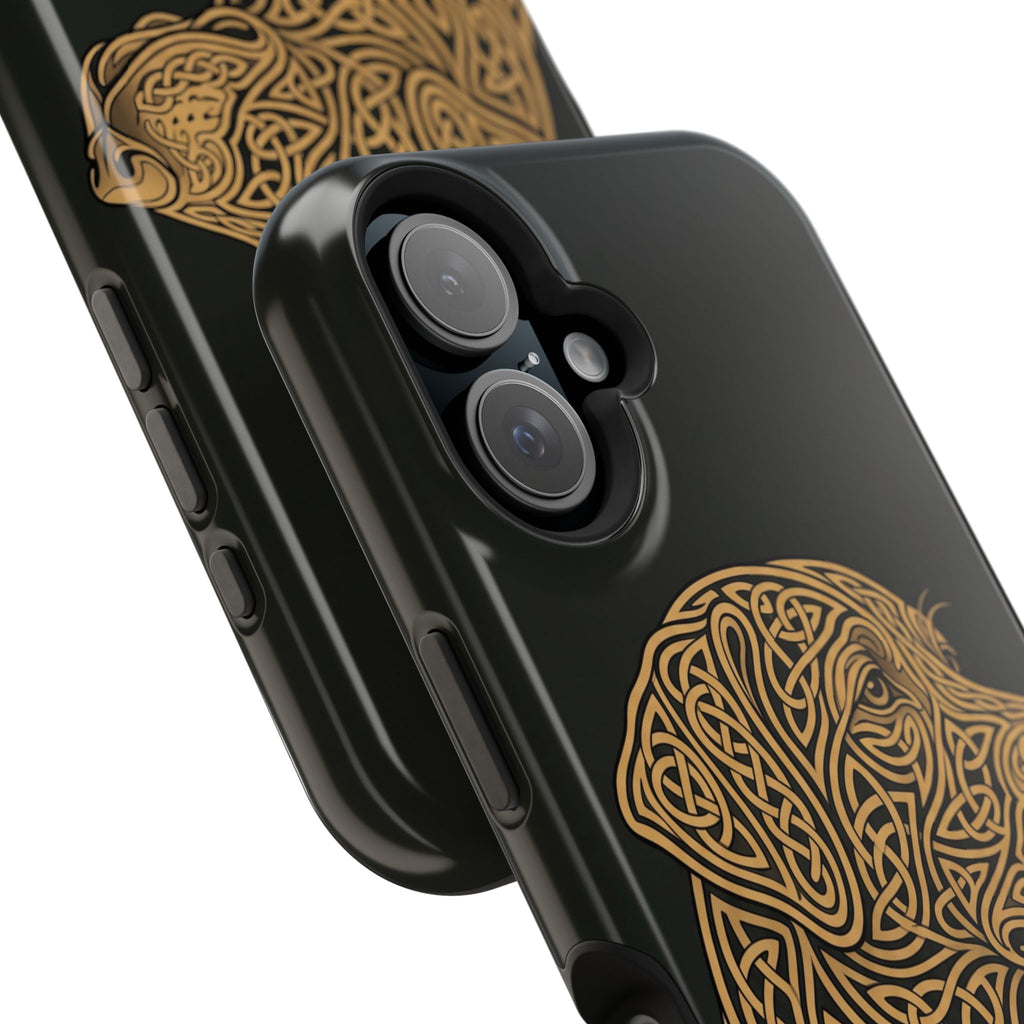Celtic Knotwork Labrador Phone Case — Tough Magnetic Case with Wireless Charging