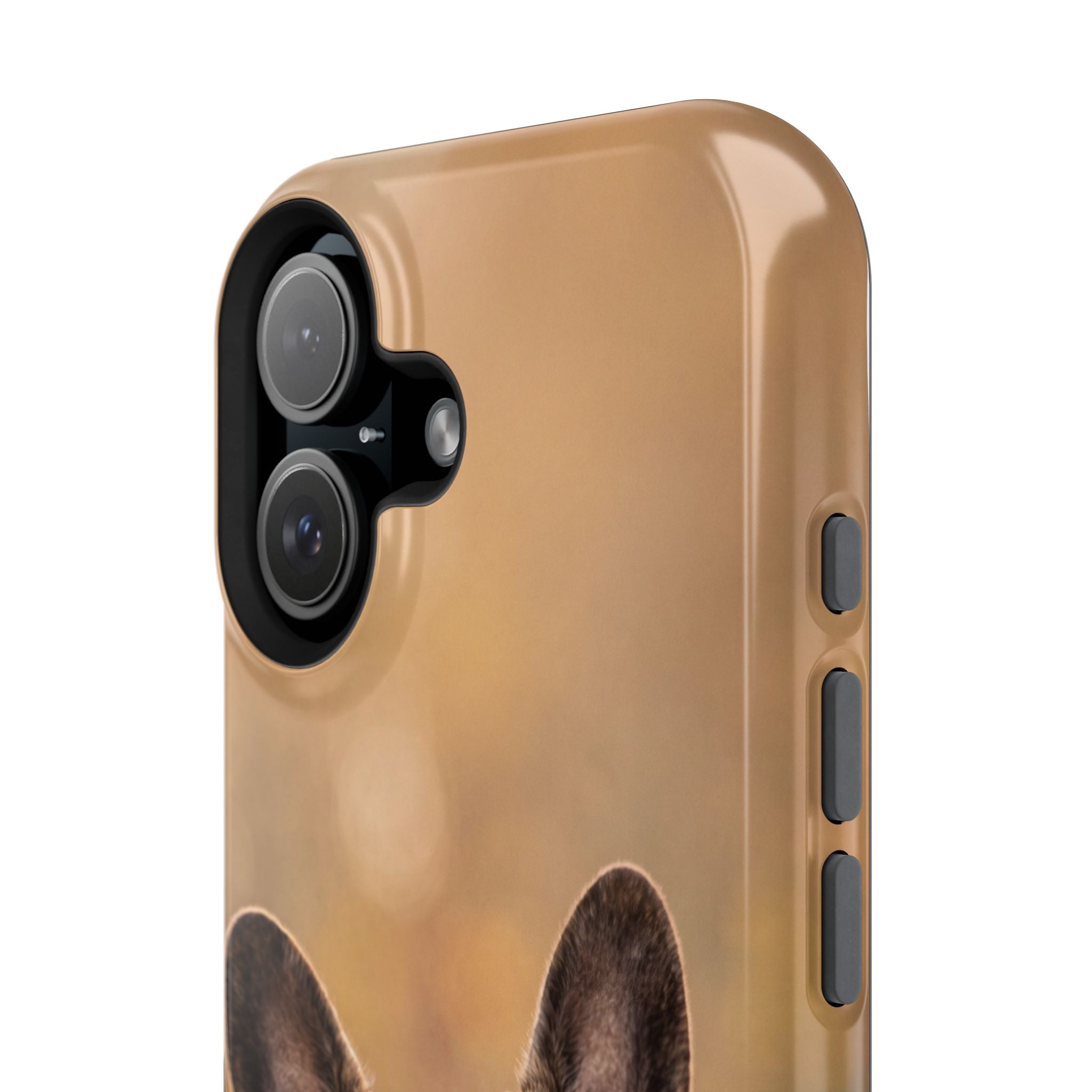 Brindle French Bulldog Phone Case — Impact-Resistant Wireless Charging Cover
