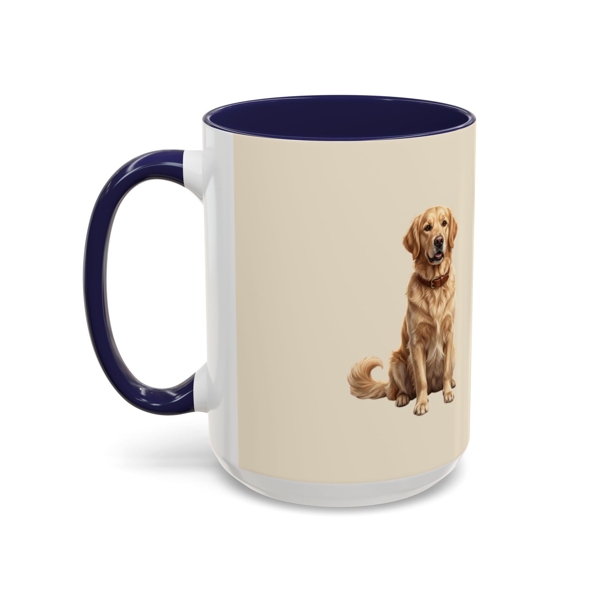 Personalized Golden Retriever Mug | Custom Name & Message Dog Mom Dad Coffee Mug